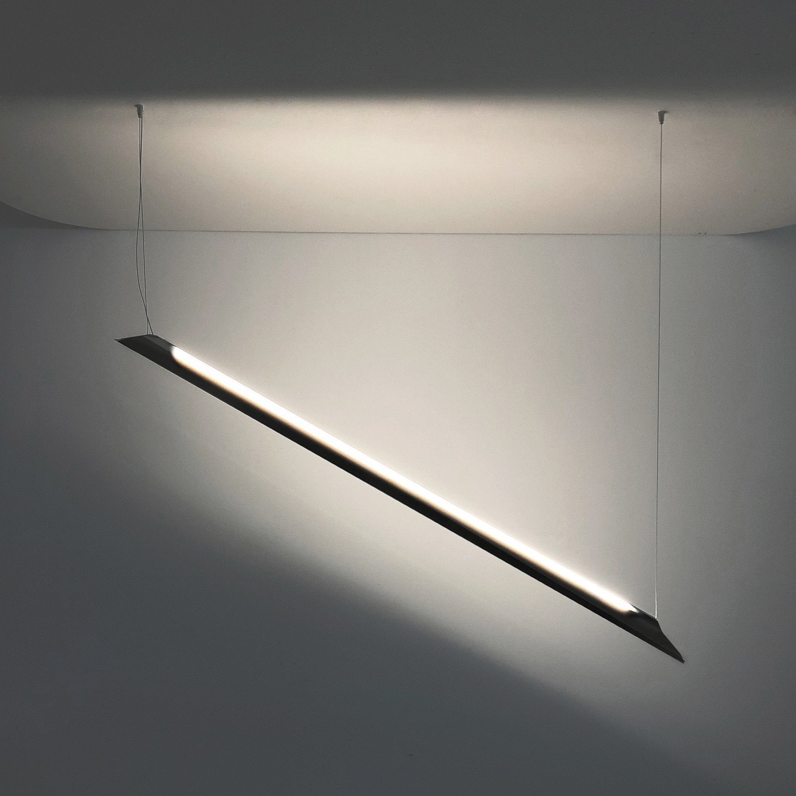 Knikerboker Schegge lampă susp. LED 2 becuri negru