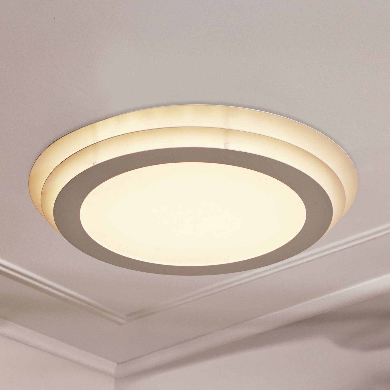 Lampa sufitowa LED OSRAM ORBIS SPIRAL LAYER, biała, Ø 50 cm