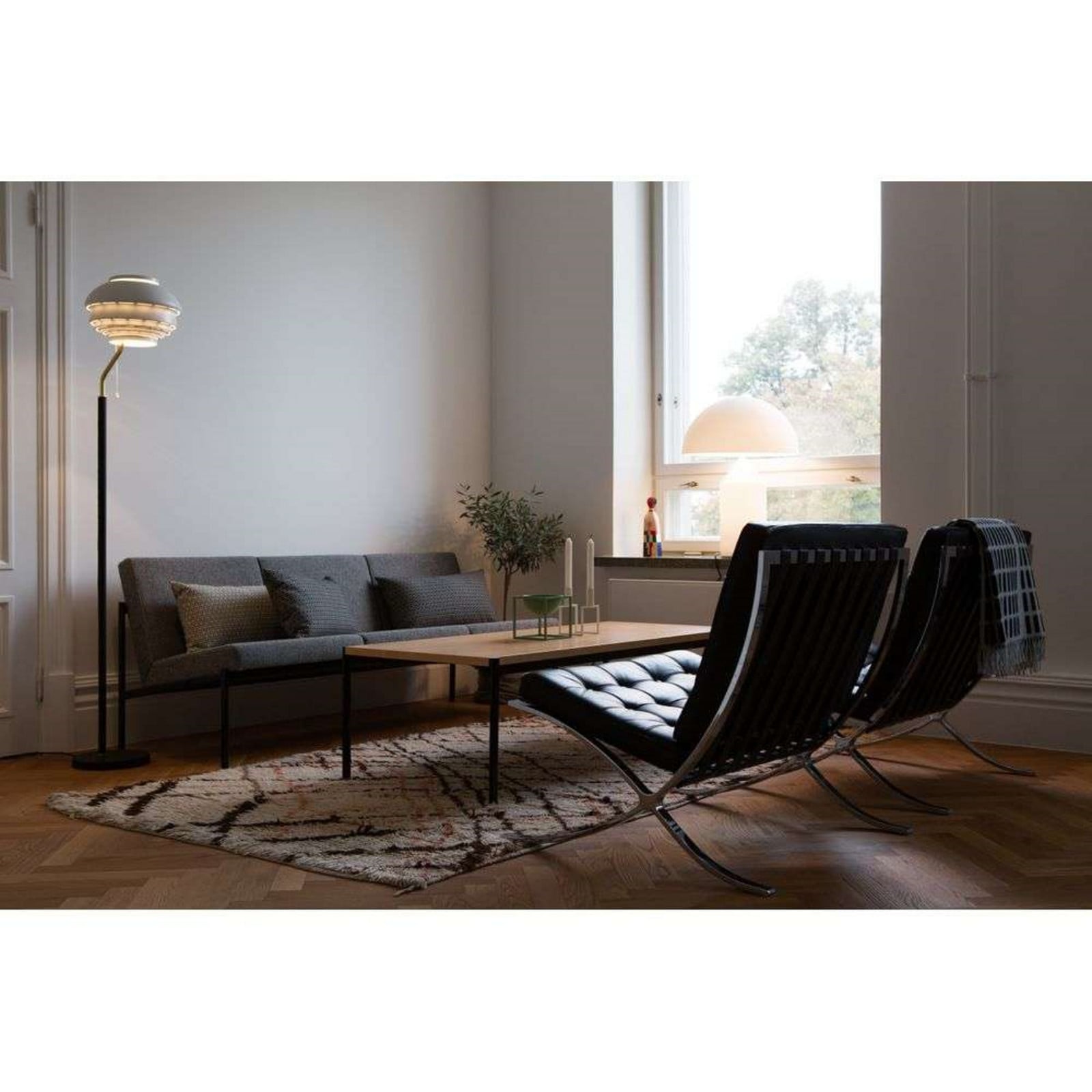 A808 Stehleuchte White Artek - Wohnzimmer - Metall
