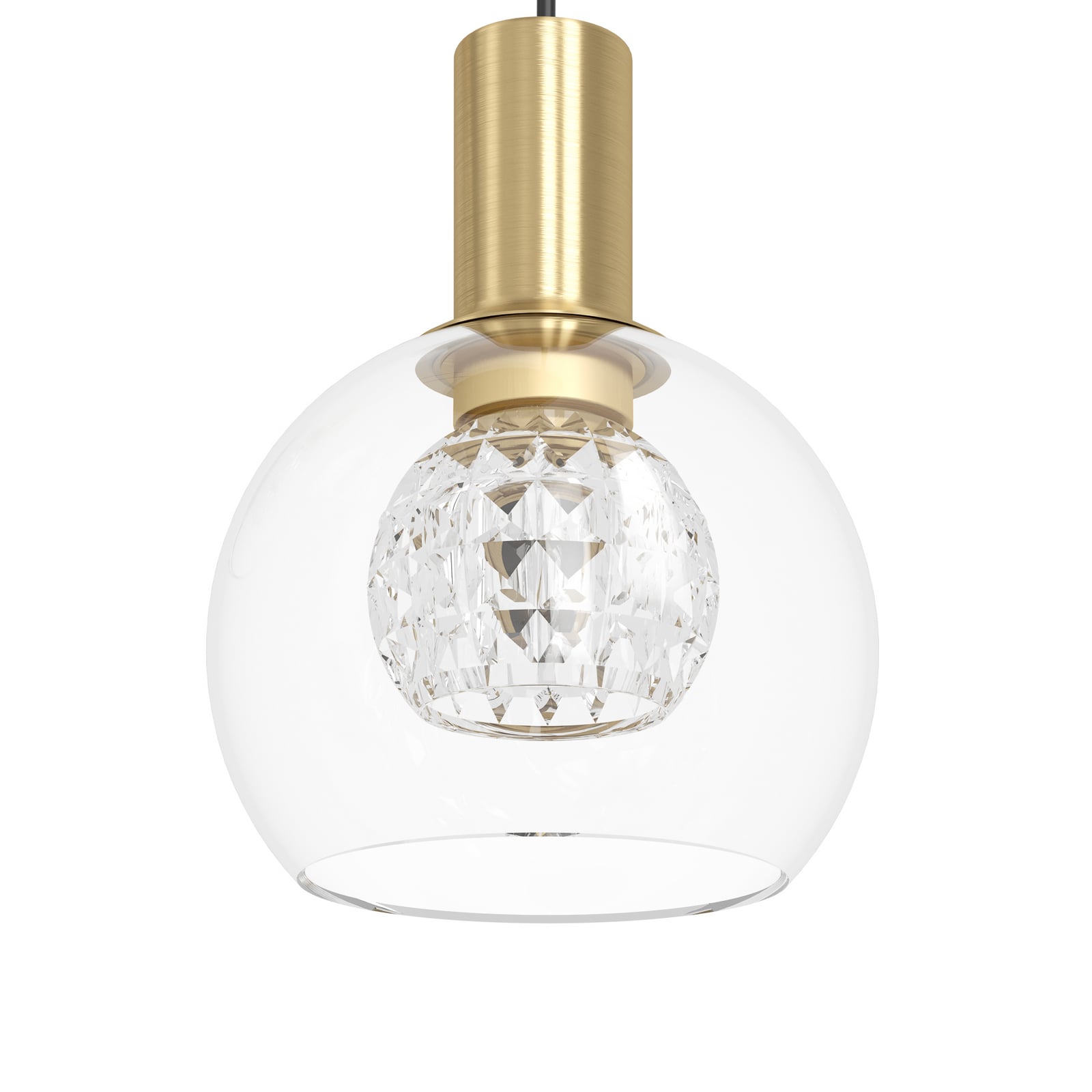 Suspension LED Stars of Light Terque, laiton, Ø 54 cm, à 6 lampes