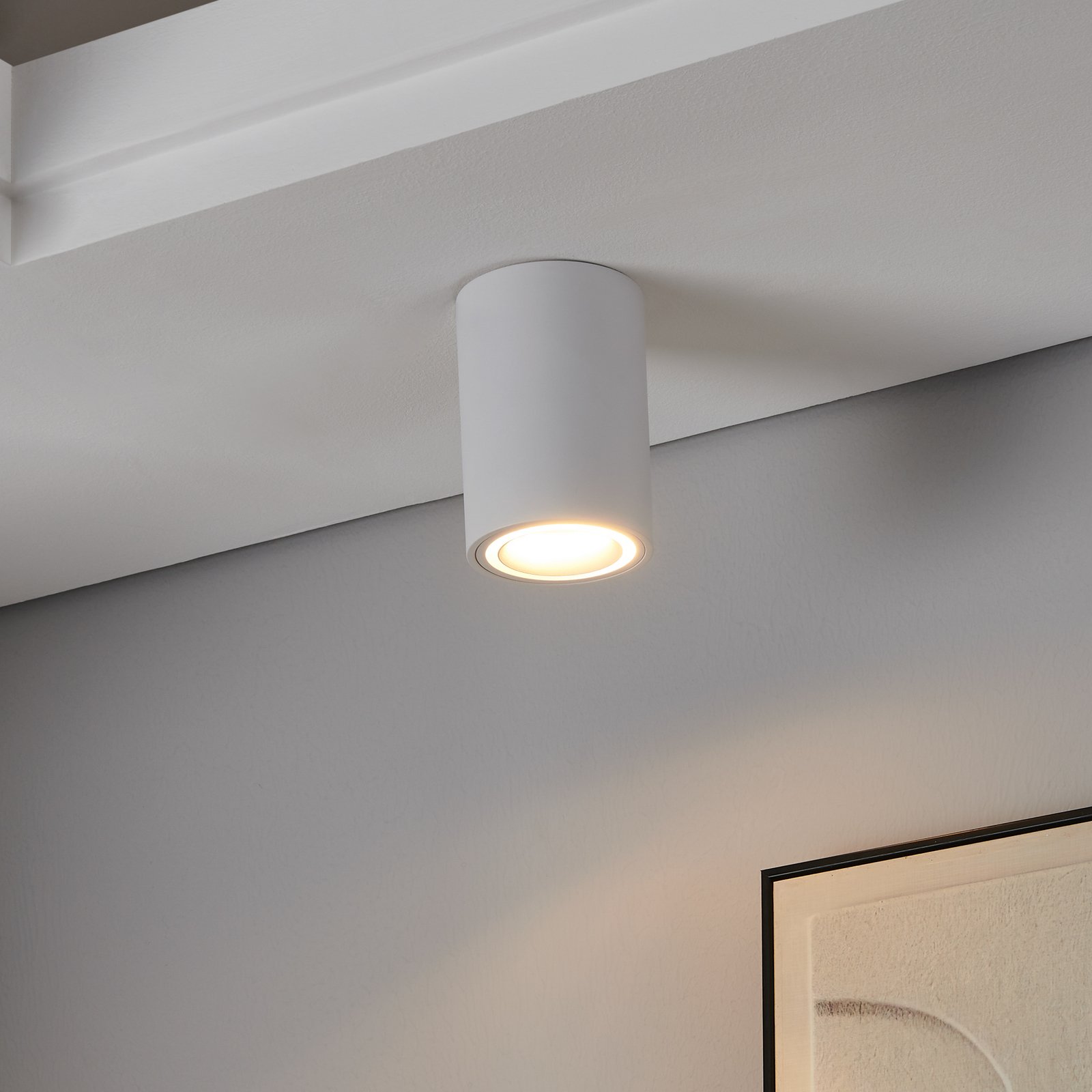 Plafonnier LED Smart-ZIG Carosso-Z, blanc, CCT, RVB