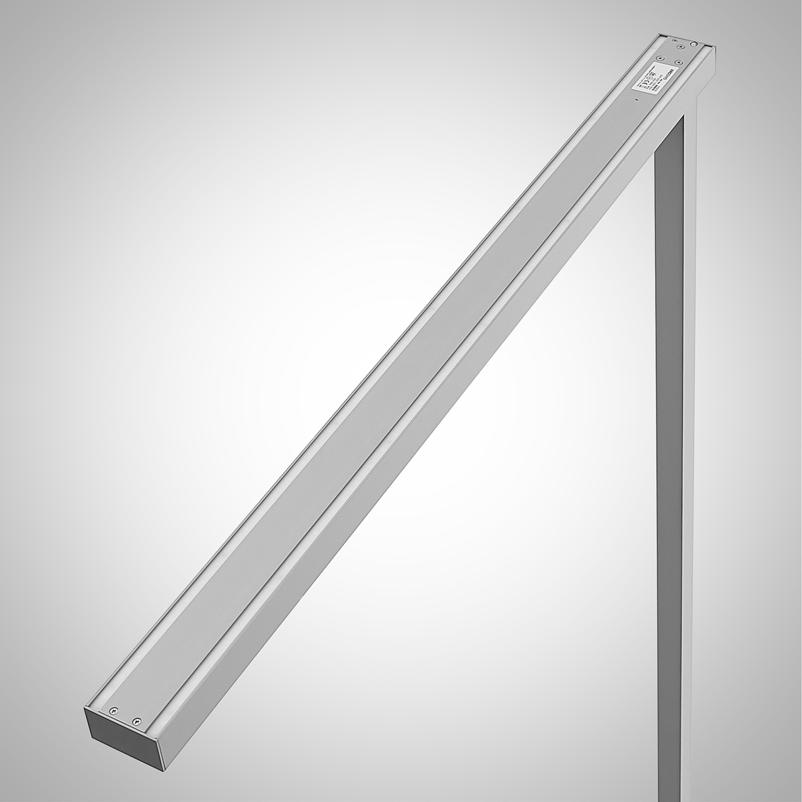 Lampă de podea cu LED pentru birou Tamilo, argintiu