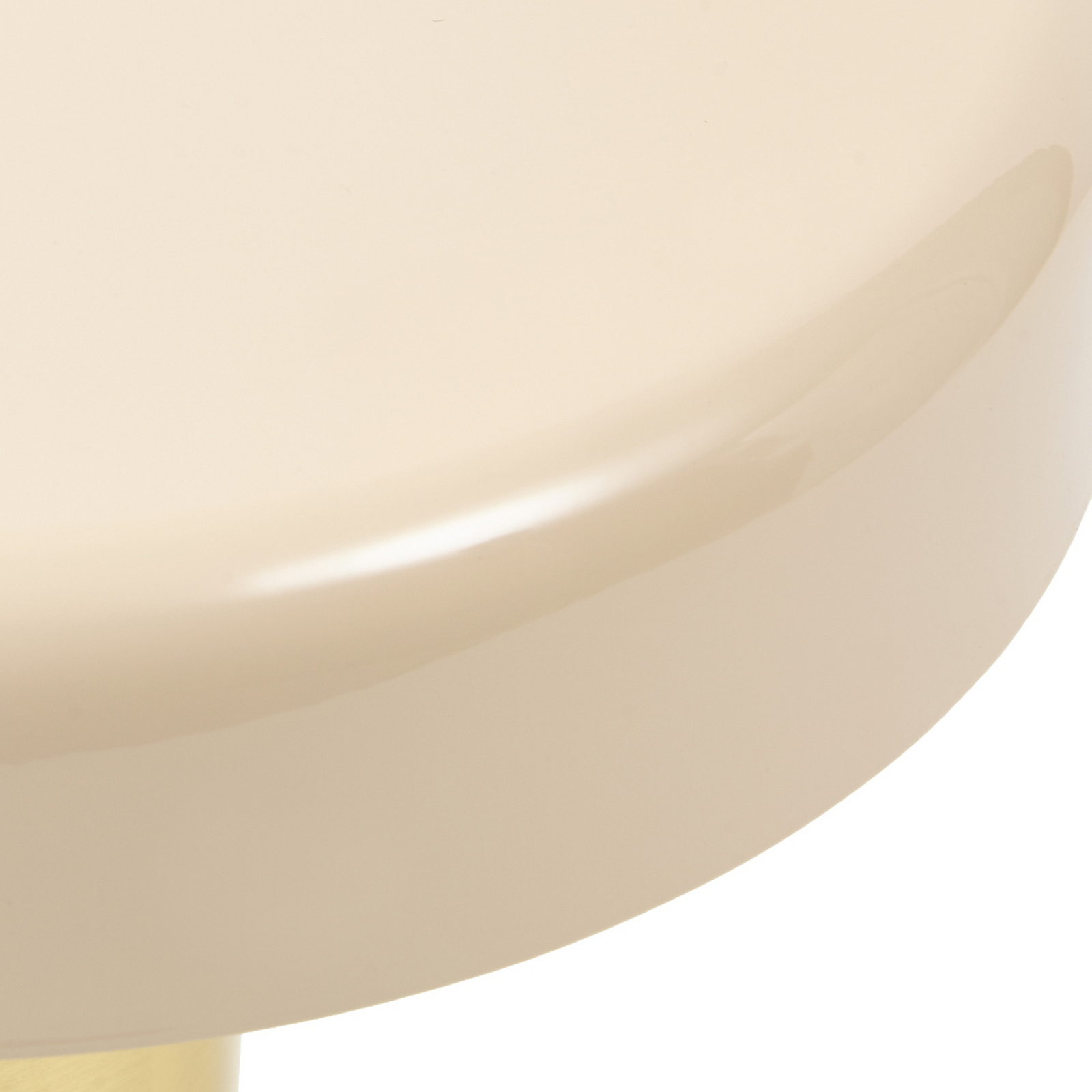 Nola tafellamp Dionne, messing/beige, 33 cm, metaal, E14