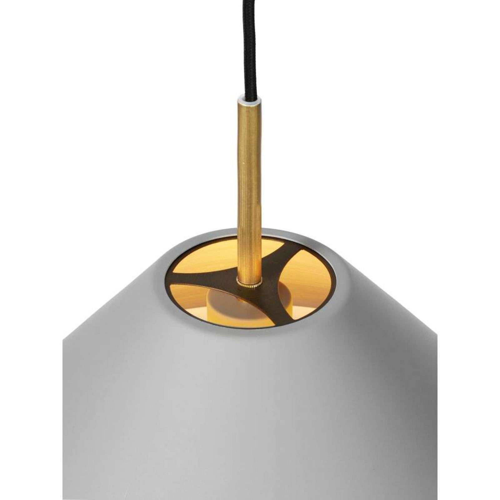 Hygge Taklampa &Oslash;24 Warm Grey Halo Design - Matsal - Metall