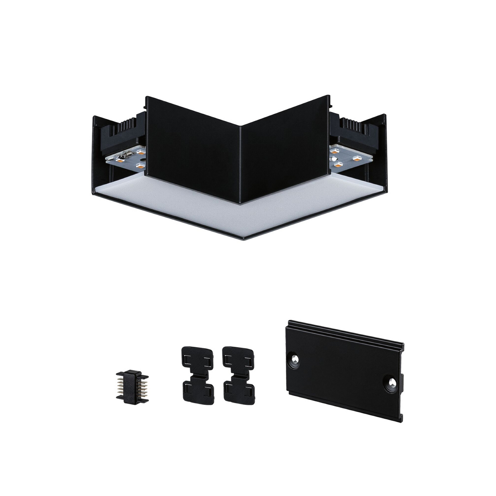 Sistema de canalización de luz Linion de Paulmann, negro, 82 W, aluminio Sistema de canalización de luz Linion de Paulmann, negro, 82 W, aluminio