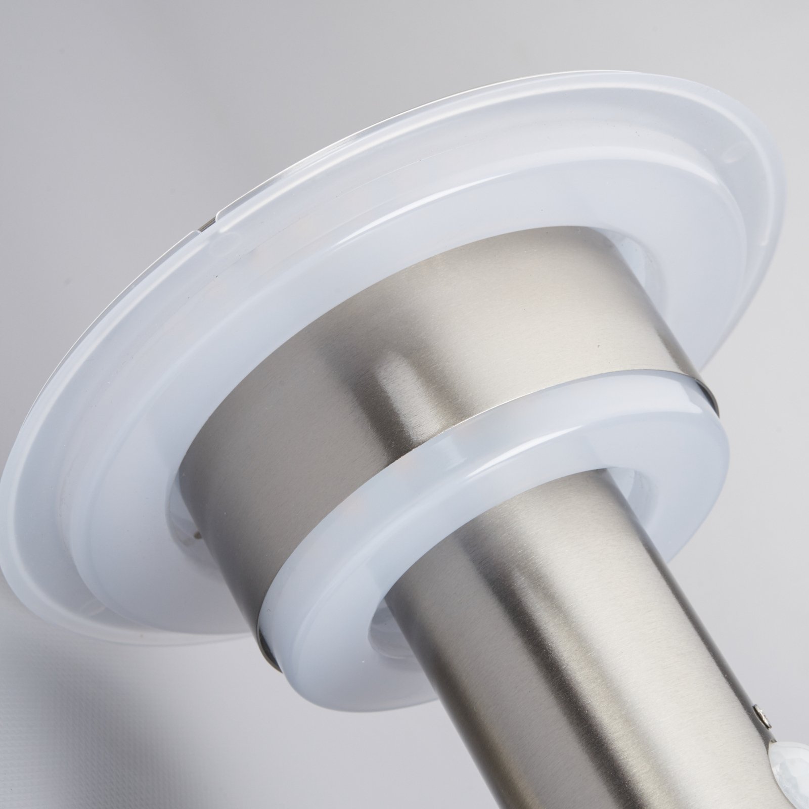 Aplique de exterior Lillie con sensor Steel - Lindby