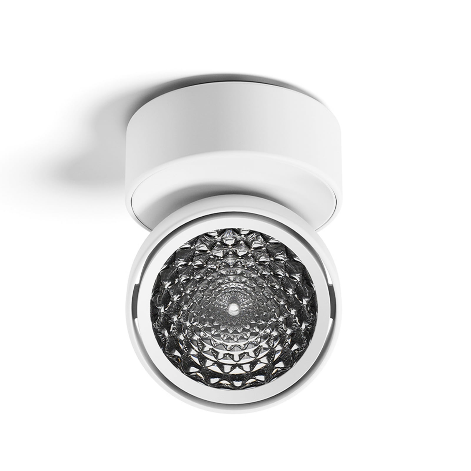 Spot pour plafond LED Nivo, blanc, 50°, orientable, à intensité variable - Sigor