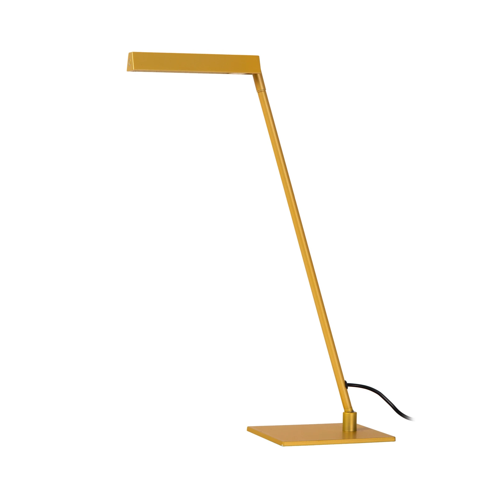 Lavale LED-pöytävalaisin, okra-keltainen, himmennettävä, korkeus 42 cm
