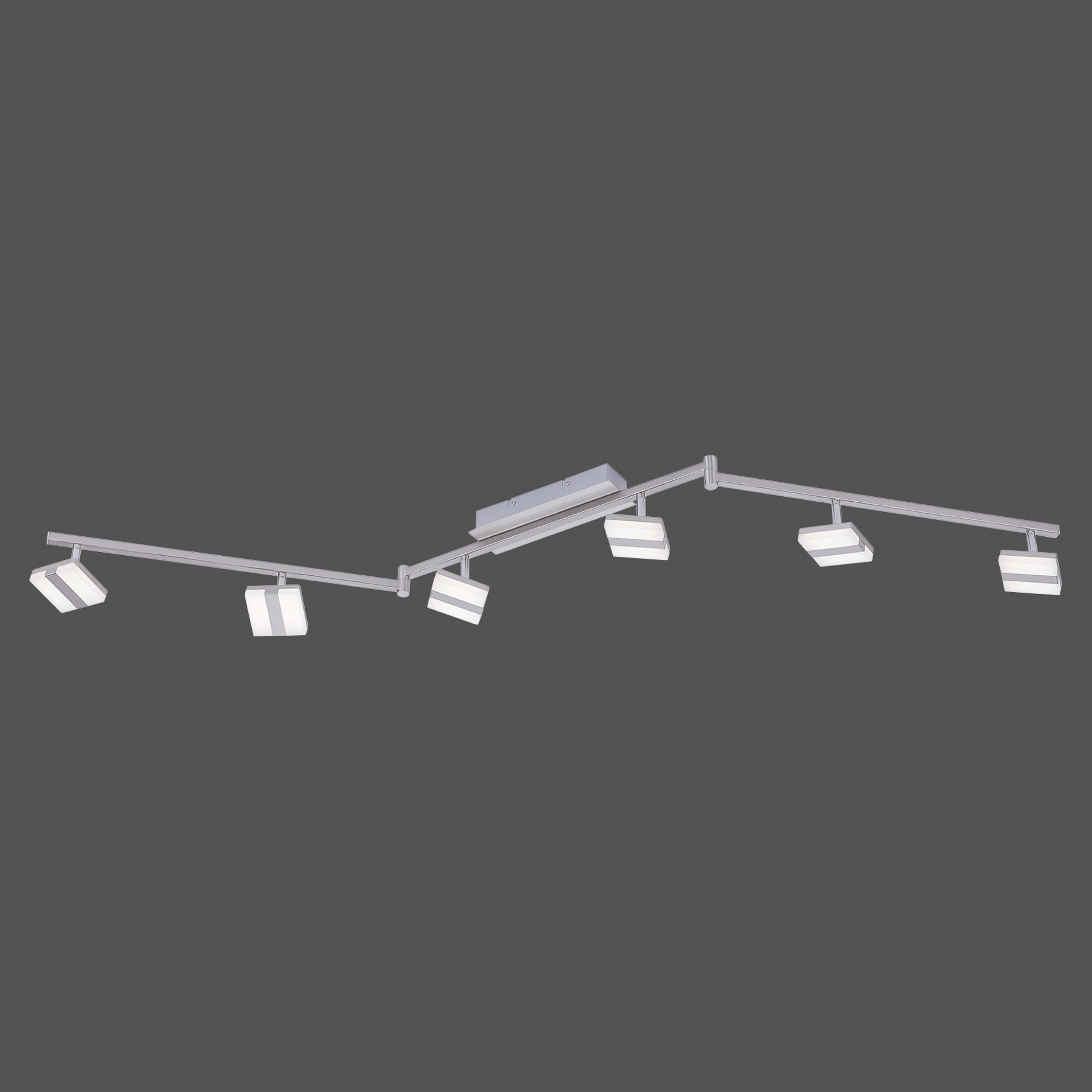LED-Deckenstrahler LOLAsmart Sabi, sechsflammig