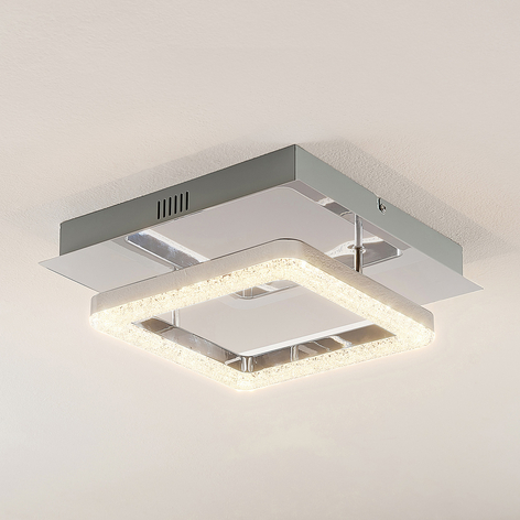 Lindby Charleen LED-taklampe, forkrommet