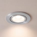 BRUMBERG Einbaustrahler Tirrel-R, GU10-Fassung, alu matt
