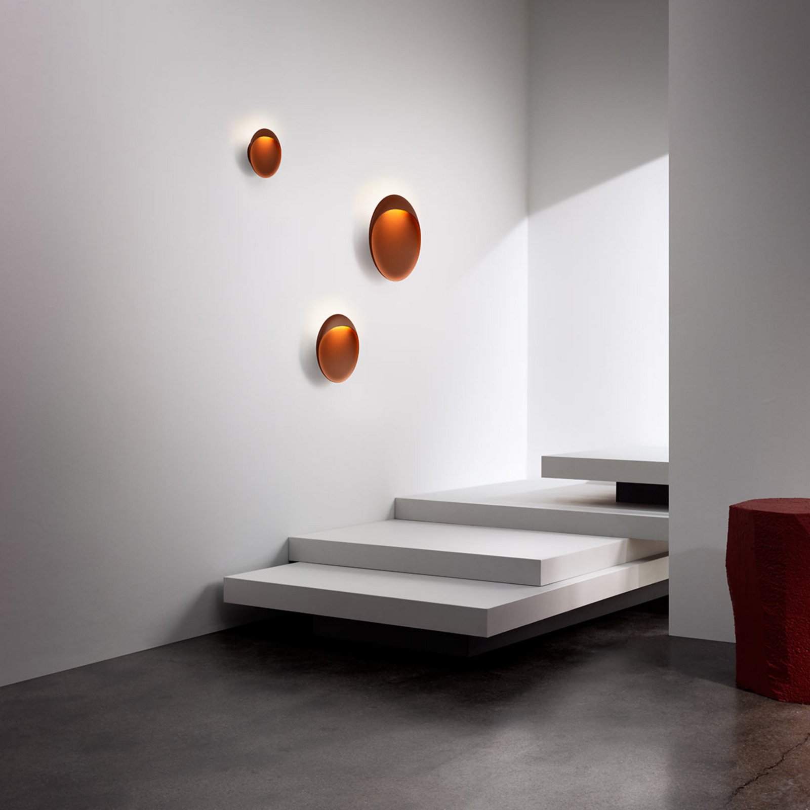 Flindt Wall Lamp Ø300 3000K Corten - Louis Poulsen