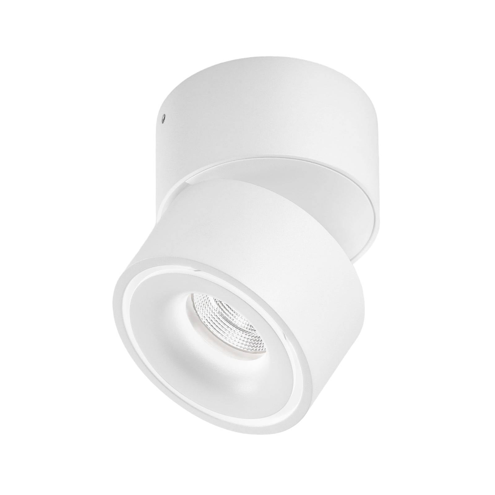 Egger Clippo LED-Deckenspot, weiß, 3.000K