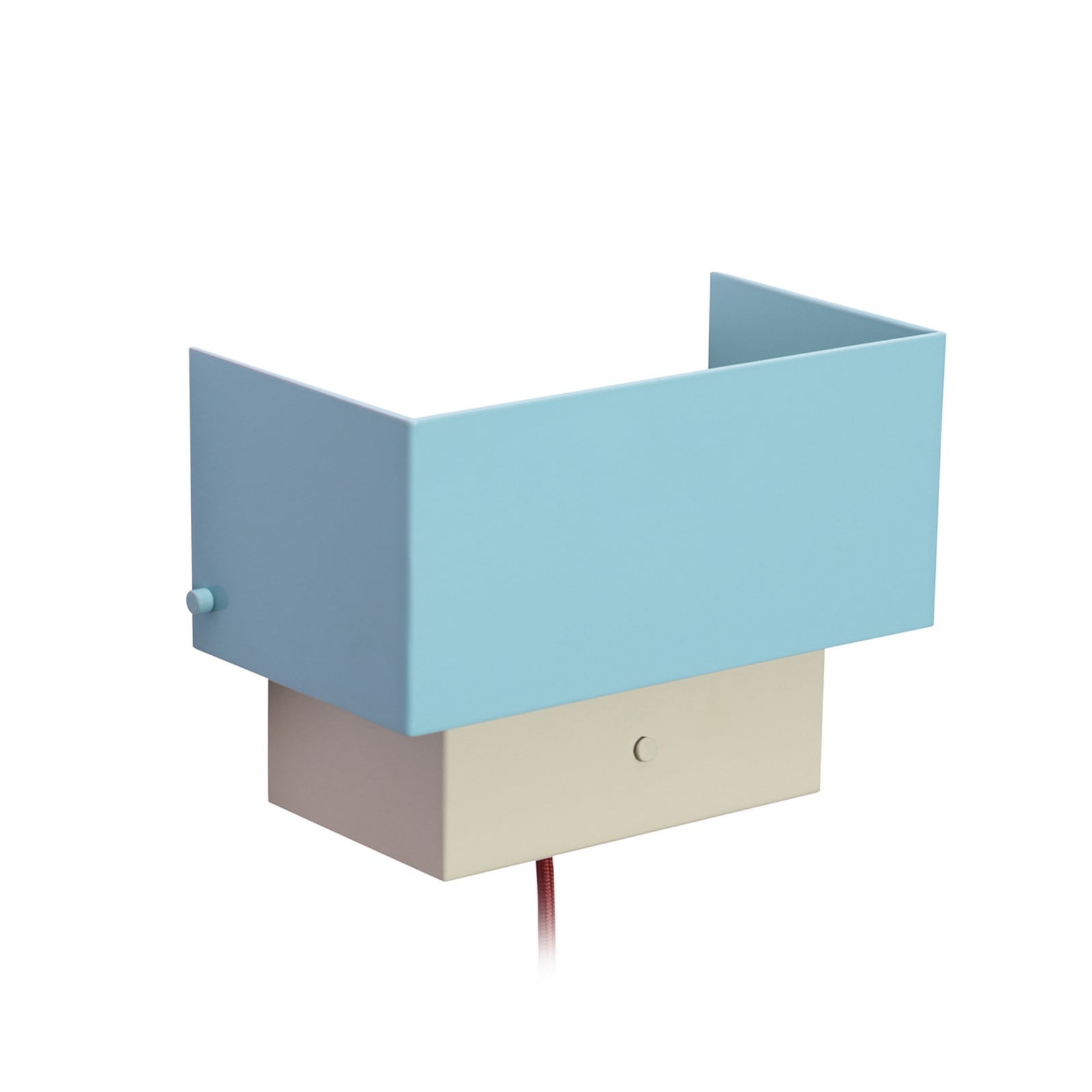 ART vägglampa blå/sand, bredd 22 cm – Hübsch