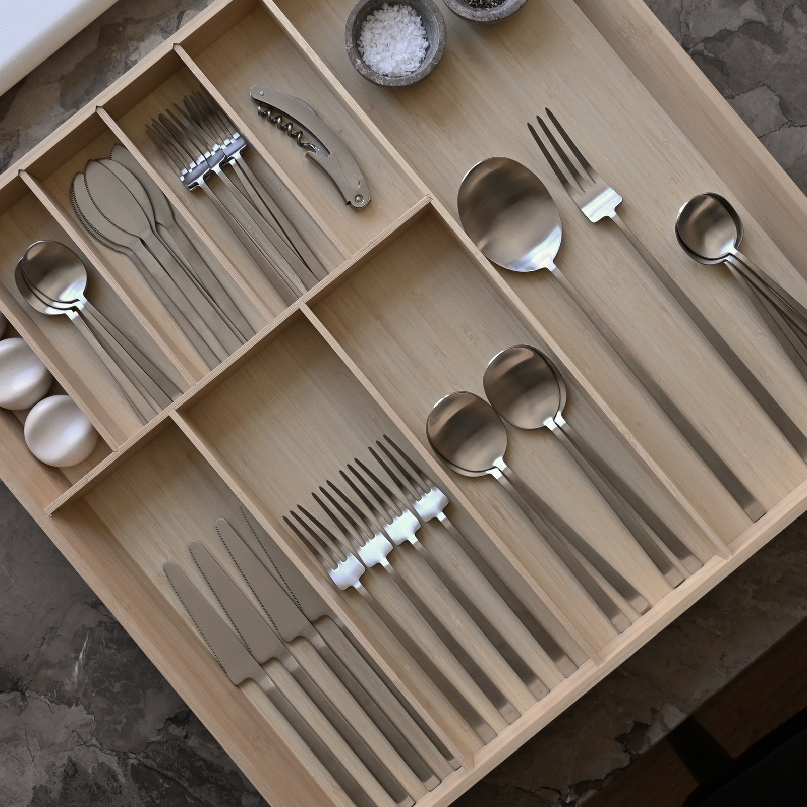 Zestaw sztućców Kogei, stal, zestaw 24 sztuk – 101 Copenhagen