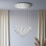 EGLO Stars Of Light LED pendant light Pianopoli chrome Ø 78 cm