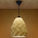 Suspension Kokon, beige