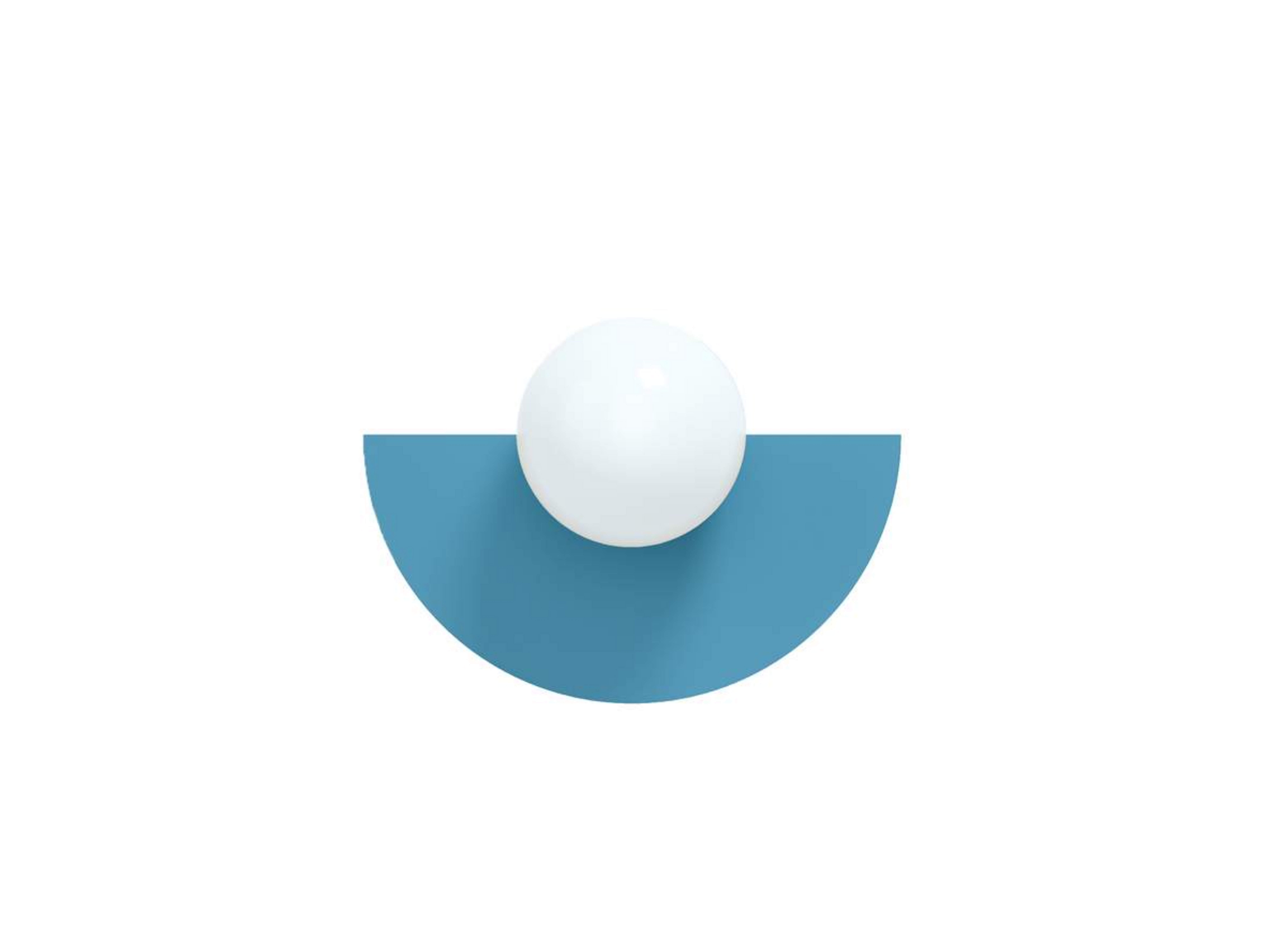 Candy Big Circle 180 S Wall Lamp Scandi Blue - Swedish Ninja