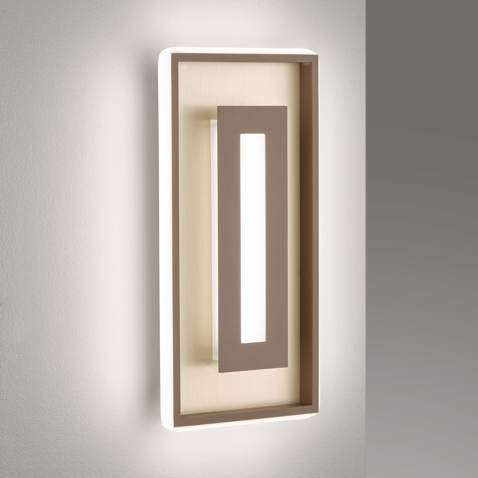 LED wall light Bug, dimmable, with switch