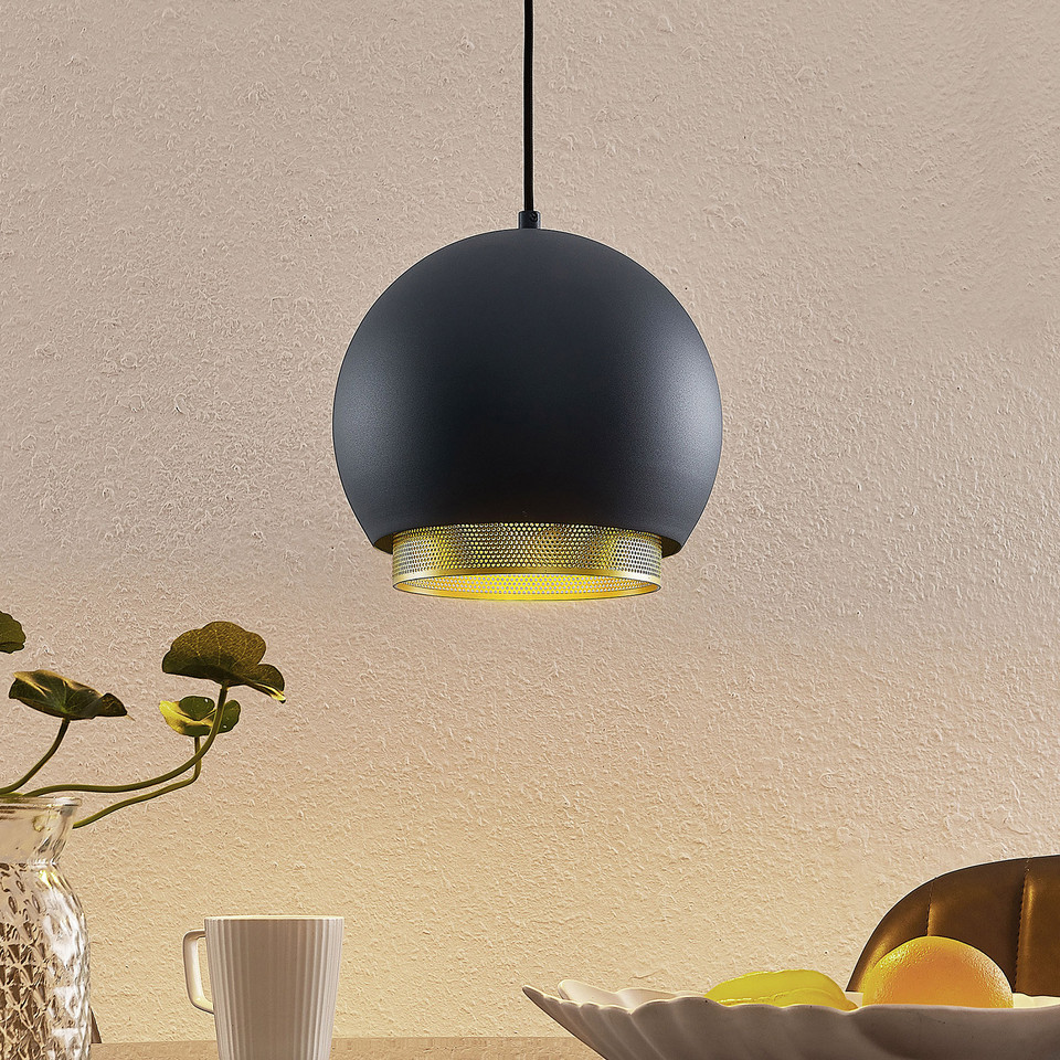 Lucande Sivaniel Taklampa Ø25, svart från Lucande