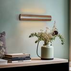 Quitani Elis LED sienas lampa, riekstkoks/niķelis