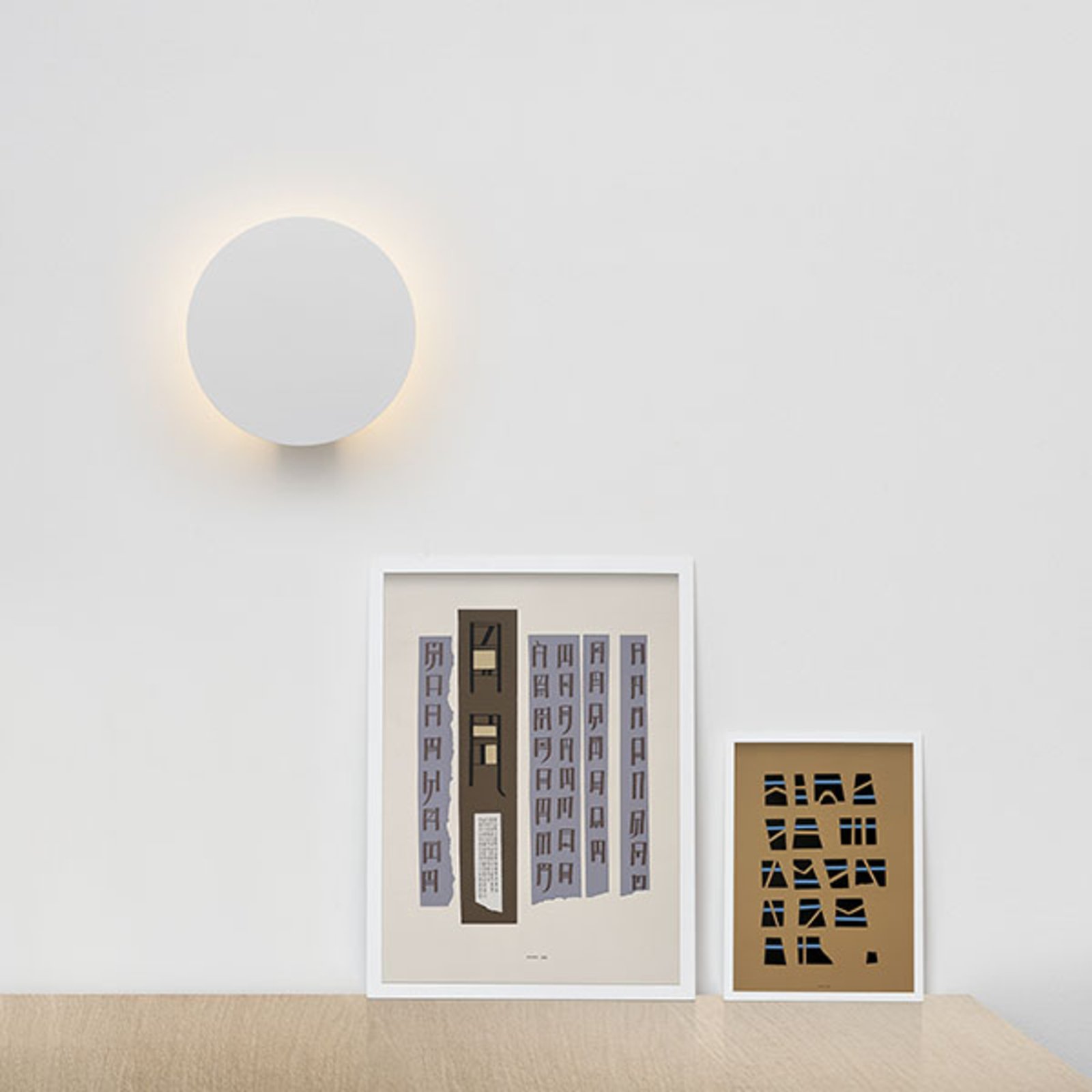 Collide H0 Applique Murale/Plafonnier 3000K Phase Dim. White - Rotaliana