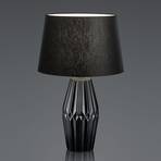 Kera table lamp, fabric lampshade, 58 cm
