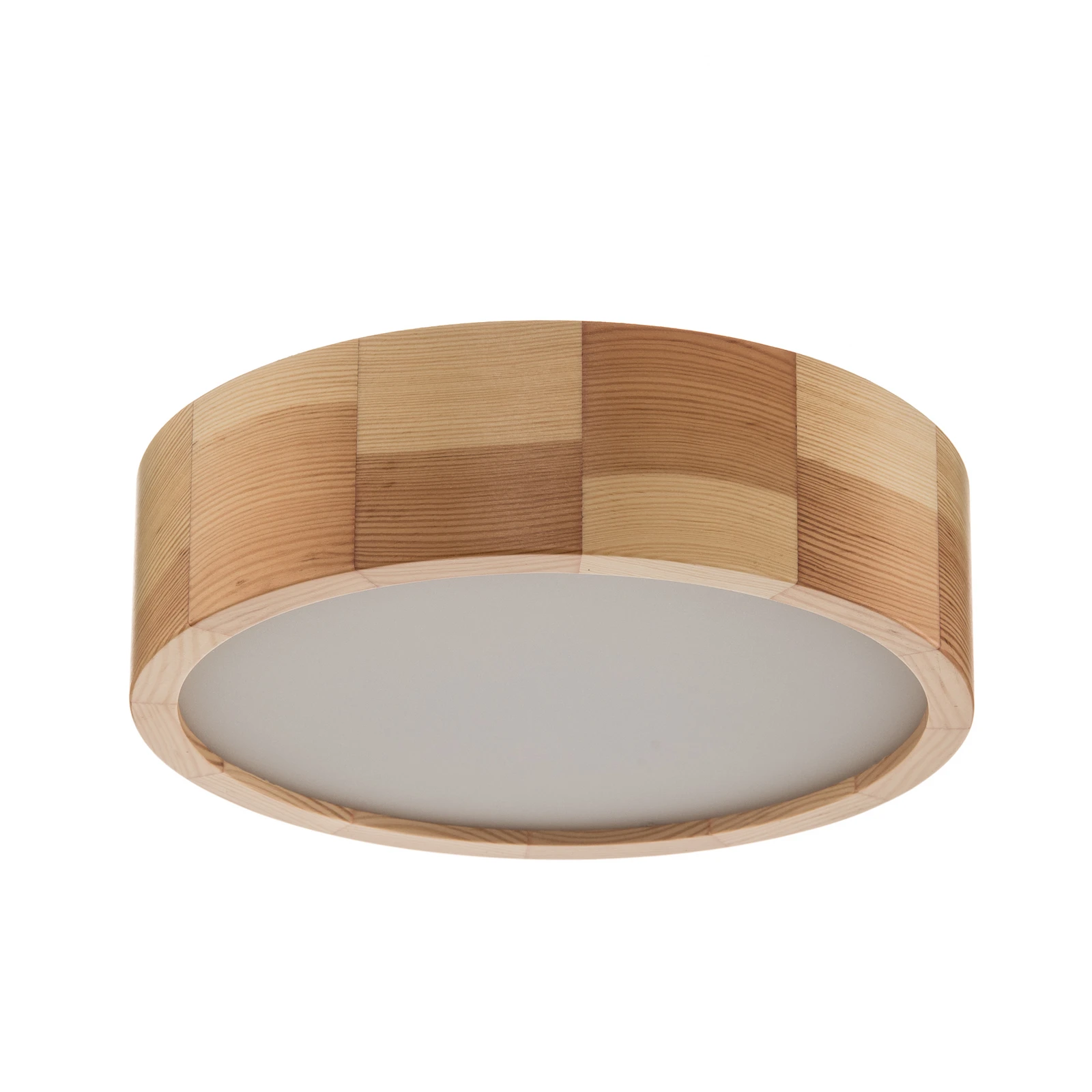 Candeeiro de teto Envostar Kerio, Ø 27 cm, pinho natural