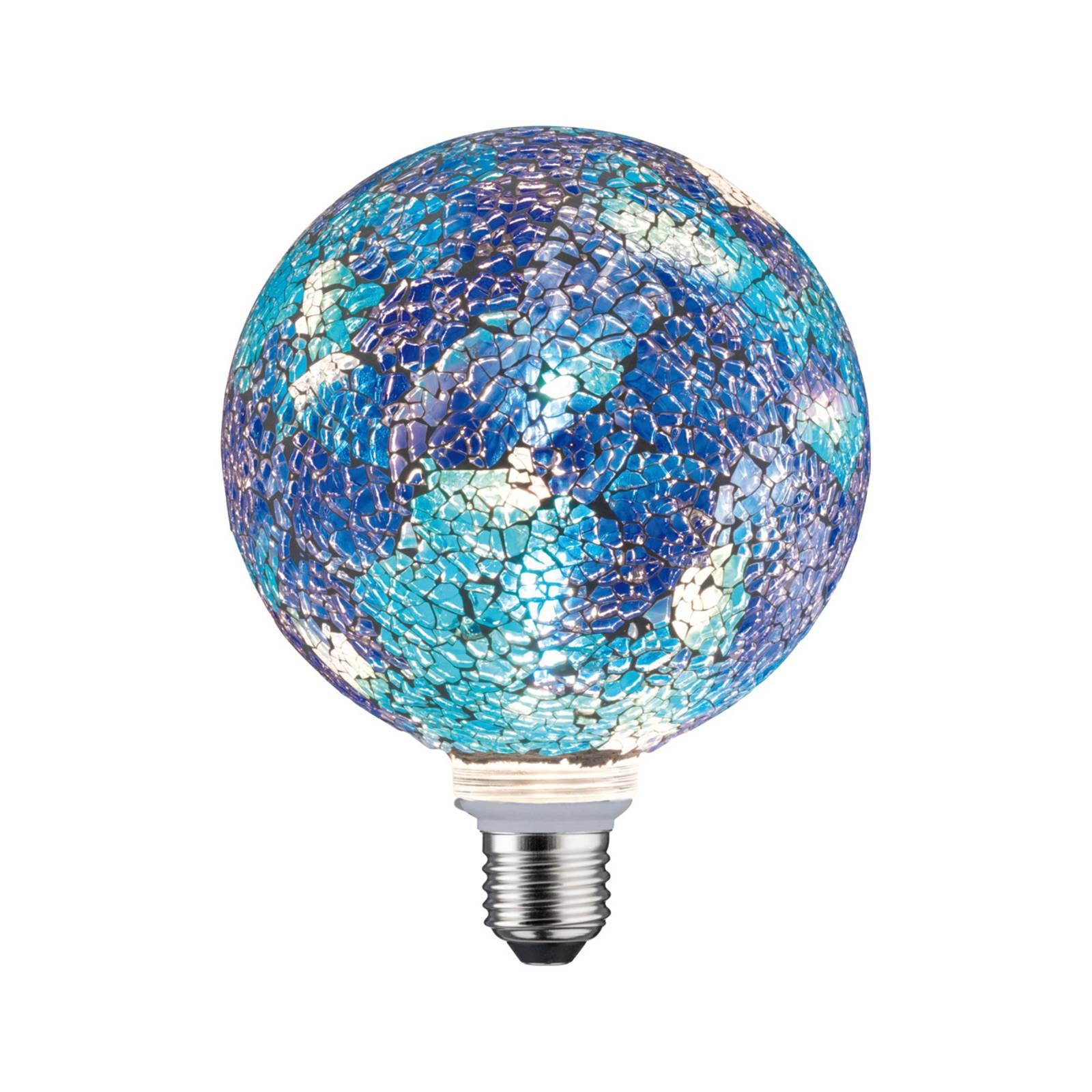 Paulmann E27 LED gömb izzó 5W Miracle Mosaic kék