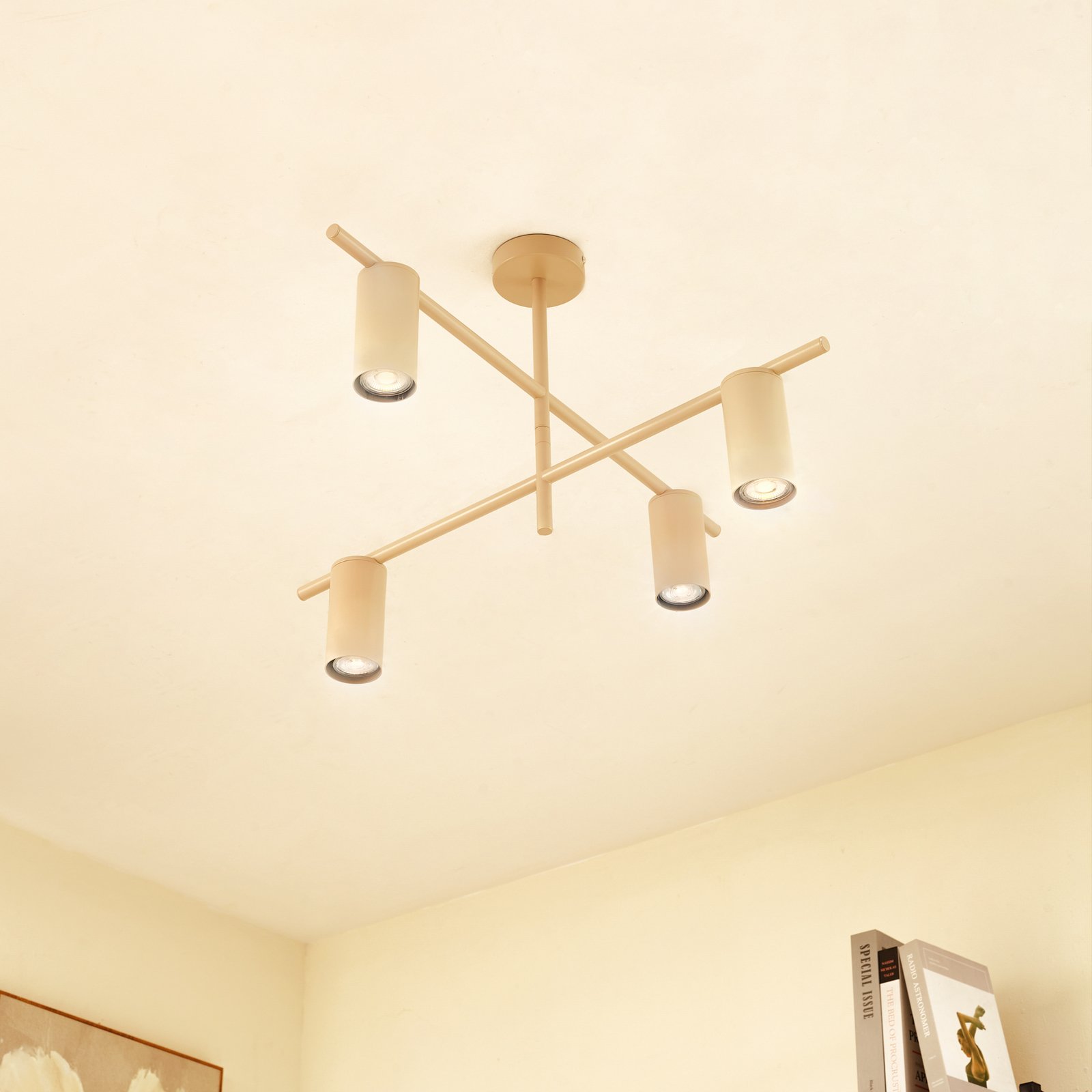 Marilou Ceiling Lamp Beige - Lindby