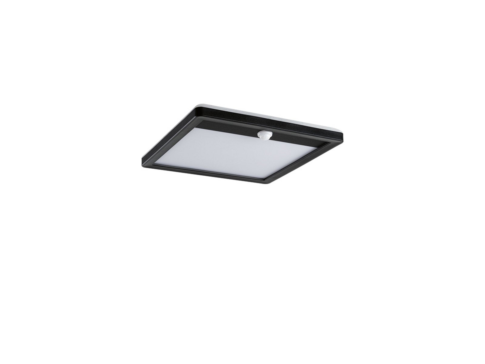 Lamina Outdoor Wall/Ceiling Lamp w/Sensor Square SWR Black - Paulmann