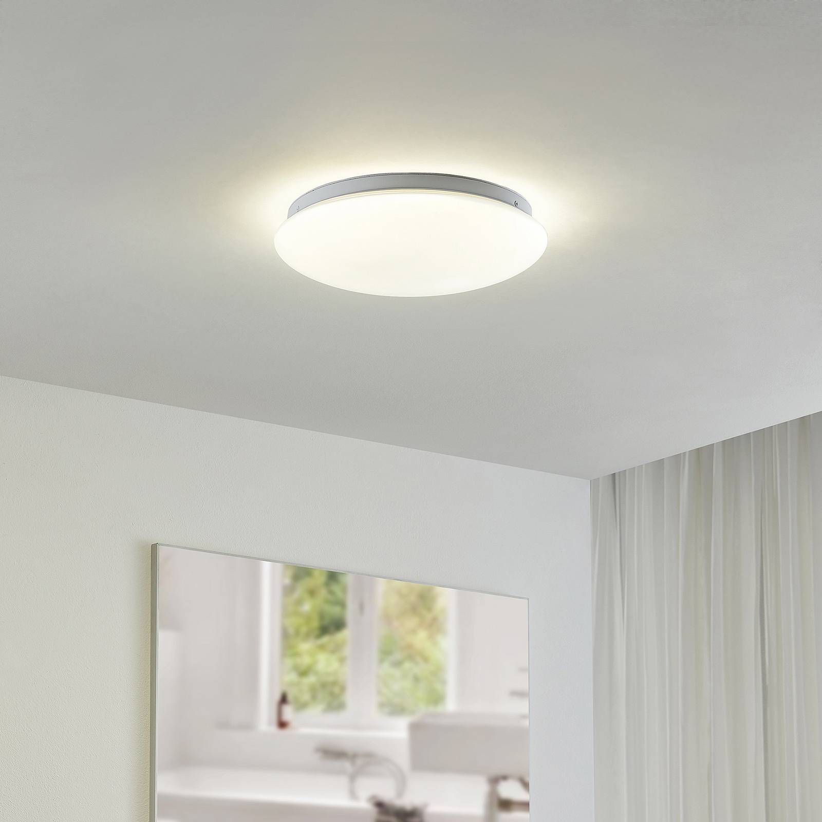 Prios Kisal lampa sufitowa z czujnikiem IP44 27 cm