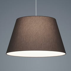 Helestra Certo colgante cono 1 luz antracita
