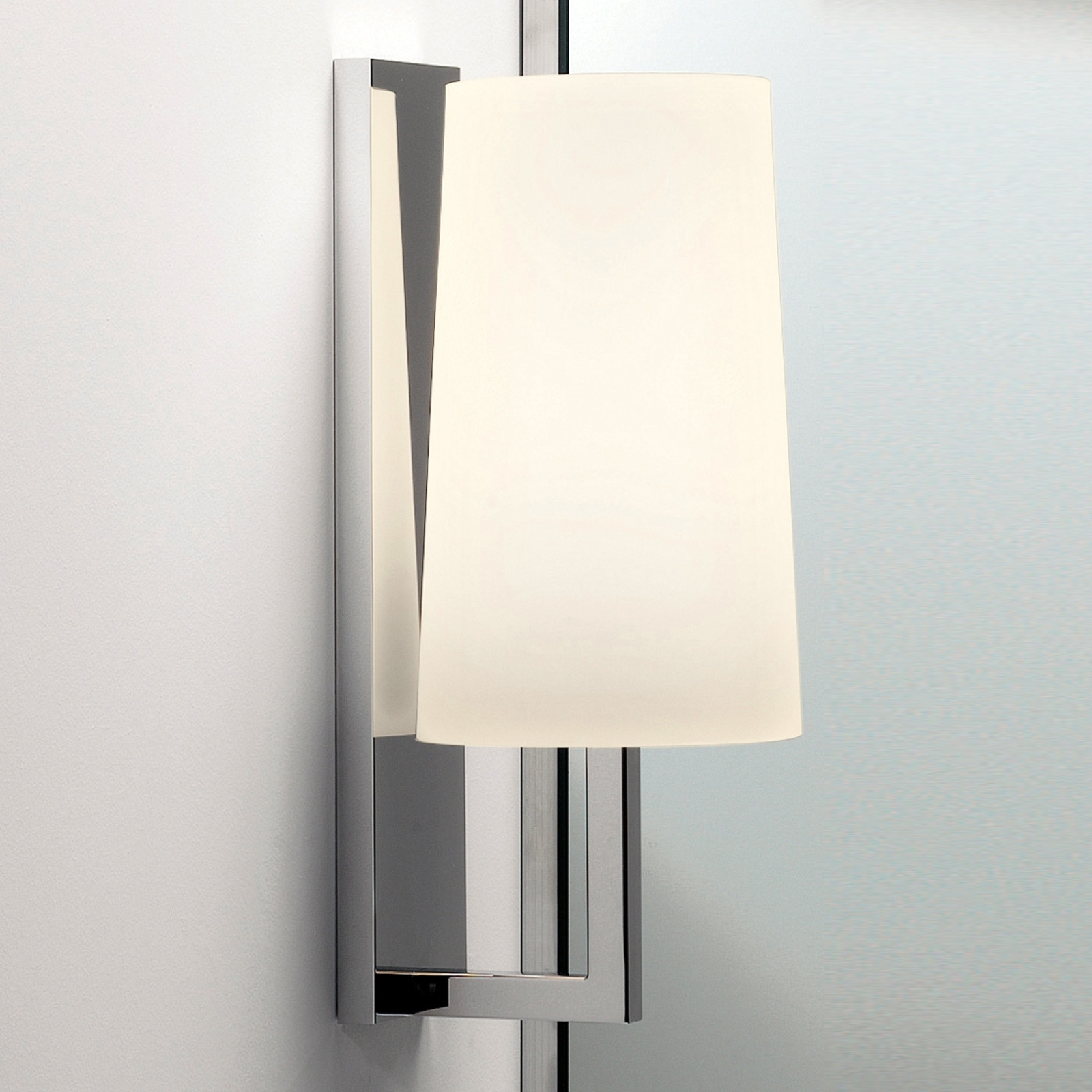 Astro Riva Wall Light Elegant, for Bathroom, Metal, glass, E27, 60 W, energy efficiency: A++, W: 14 cm, H: 35 cm