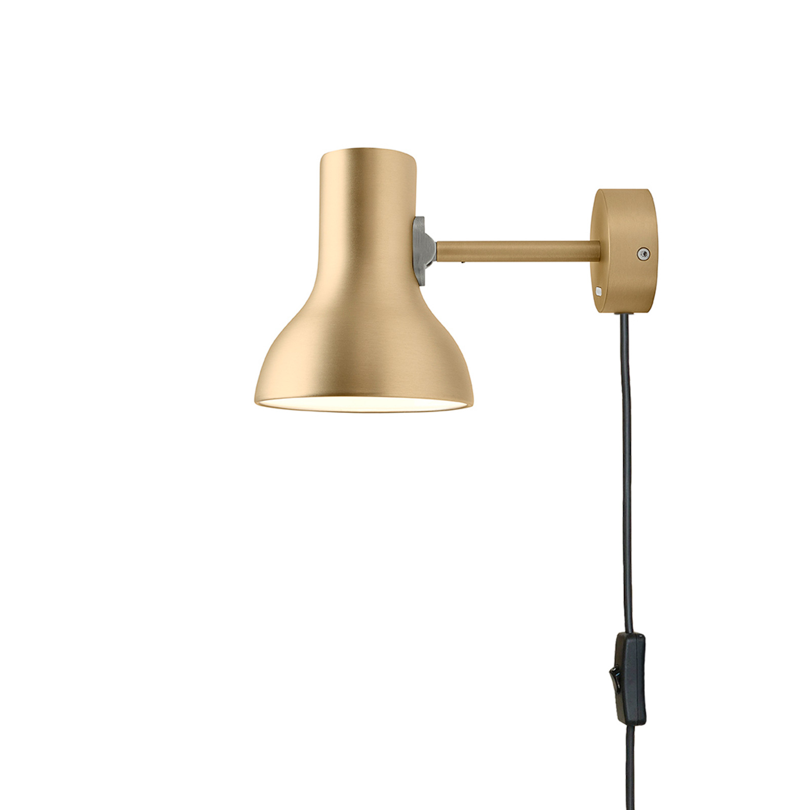 Anglepoise Type 75 Mini Metallic Wandlampe Stecker