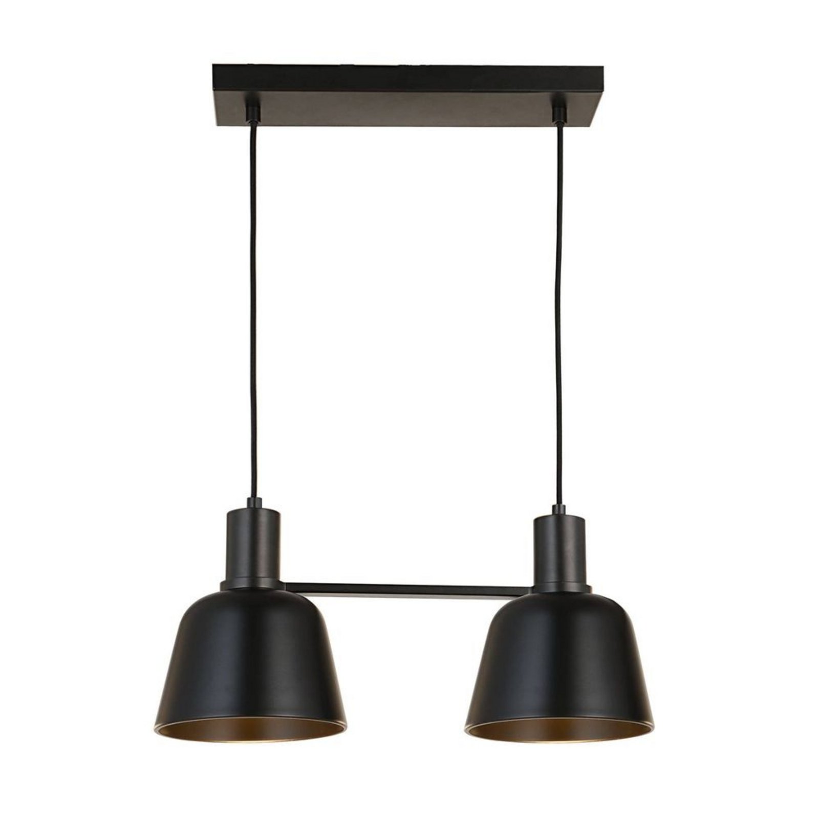 Servan 2 Závěsná Lampa Black - Lucande