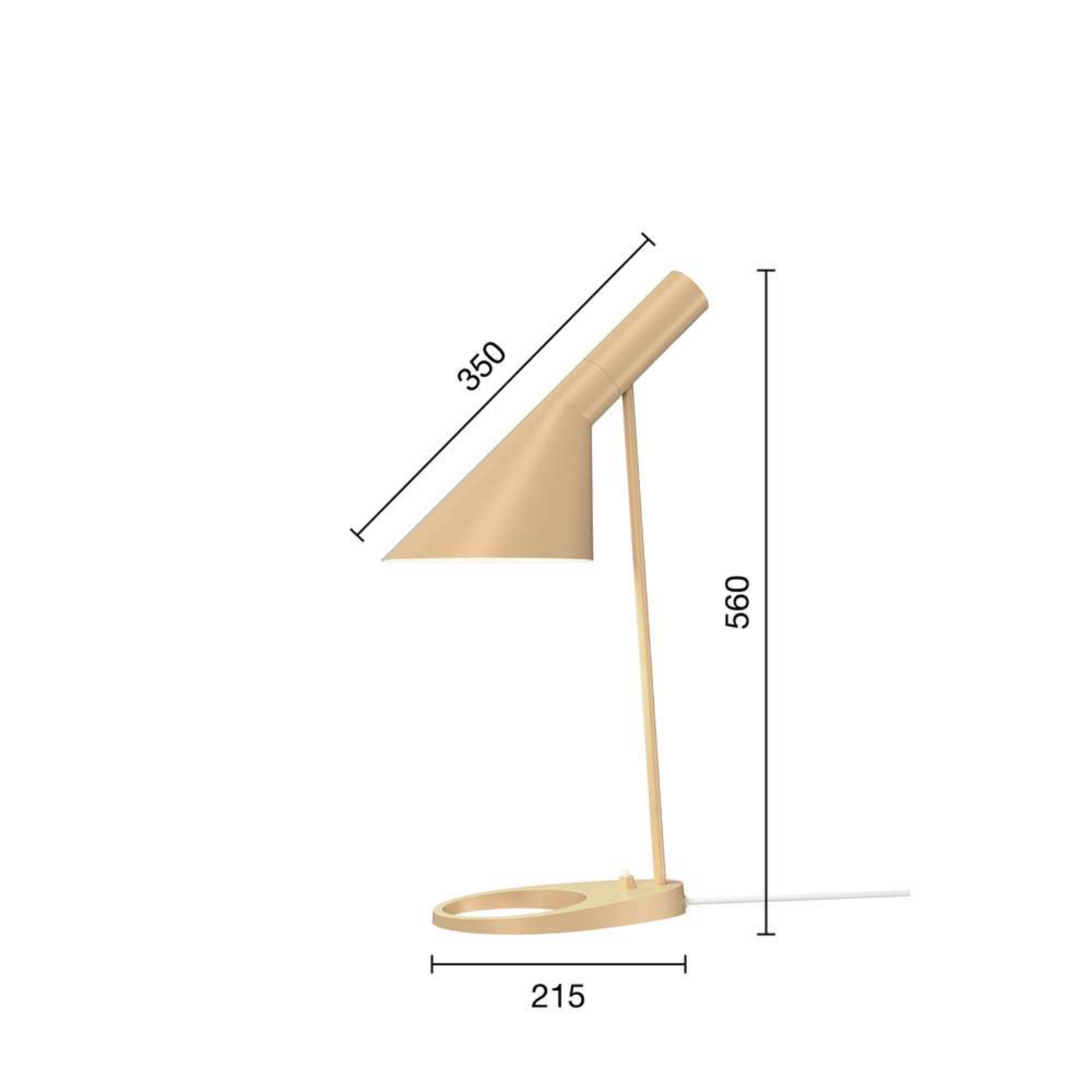 AJ Table Lamp Warm Sand - Louis Poulsen