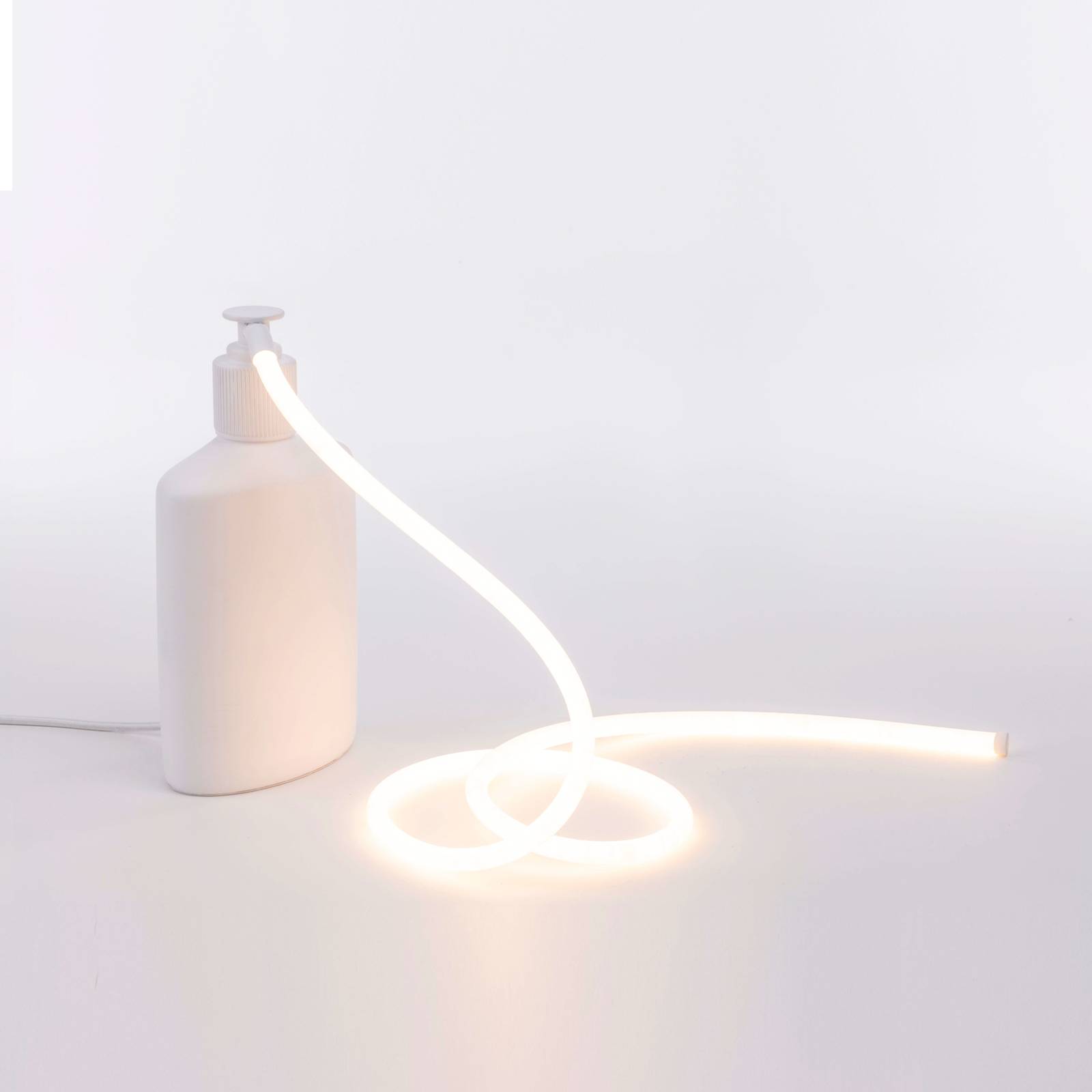 Image of SELETTI Lampada LED da tavolo Daily Glow dispenser sapone