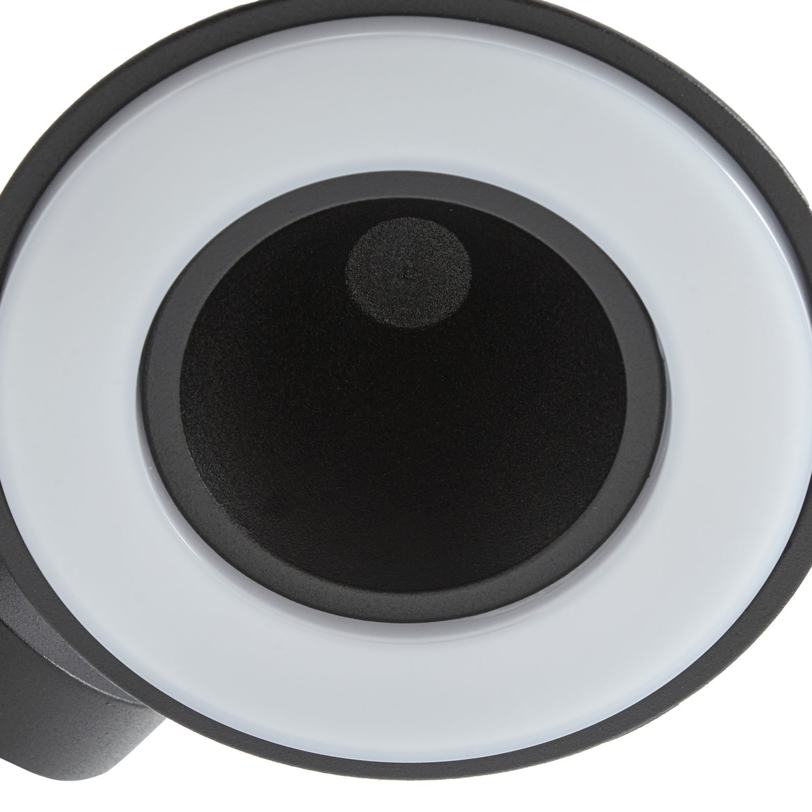 Soran LED kültéri fali világítás, fém, magasság 12 cm, fekete, IP44 – Lindby