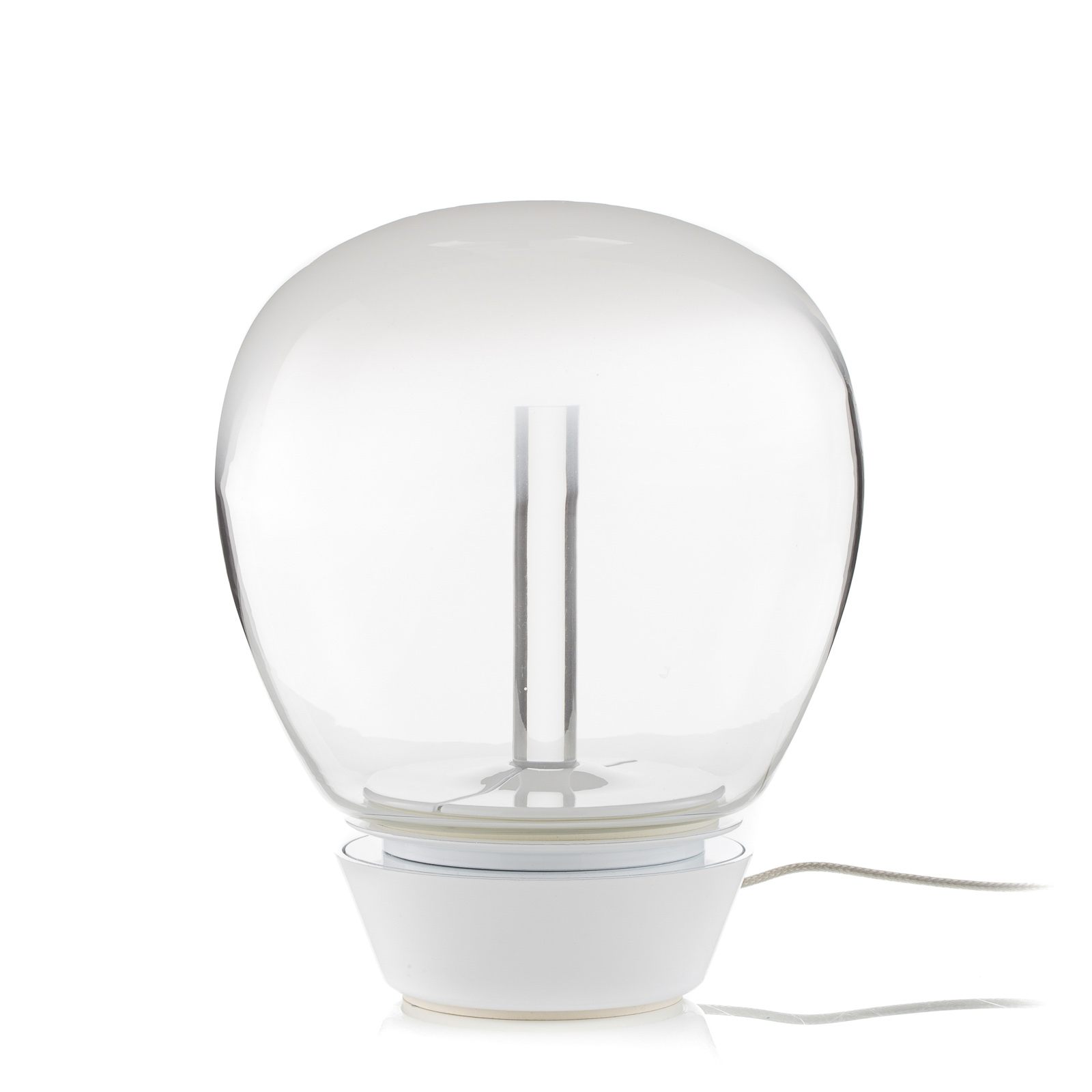 Artemide Empatia LED Tischlampe Glas für Wohn- / Esszimmer - dimmbar -Designer Tischleuchte - klar / transparent - Glas, Kunststoff, Aluminium