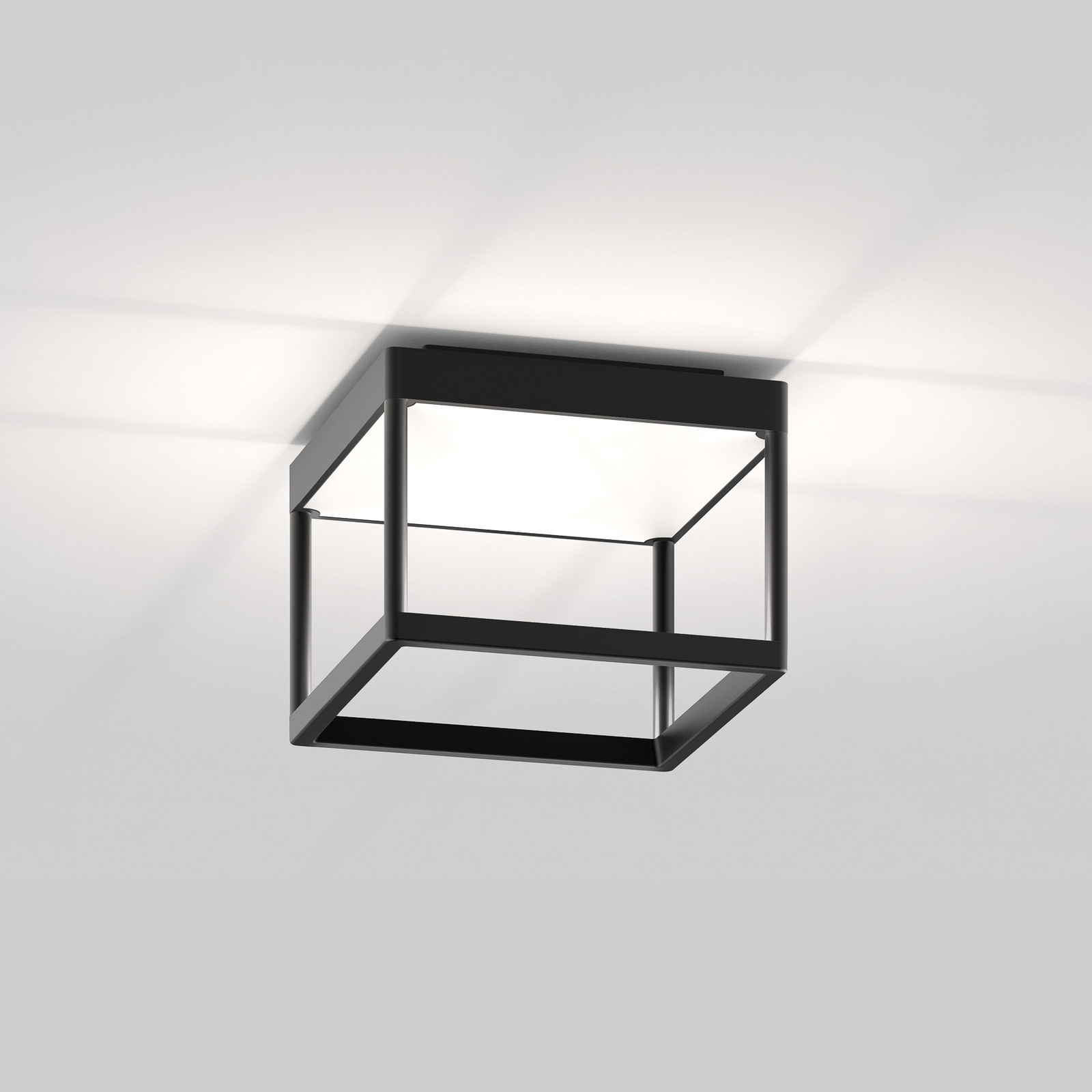serien.lighting Reflex 2 S 150 svart/matt hvit