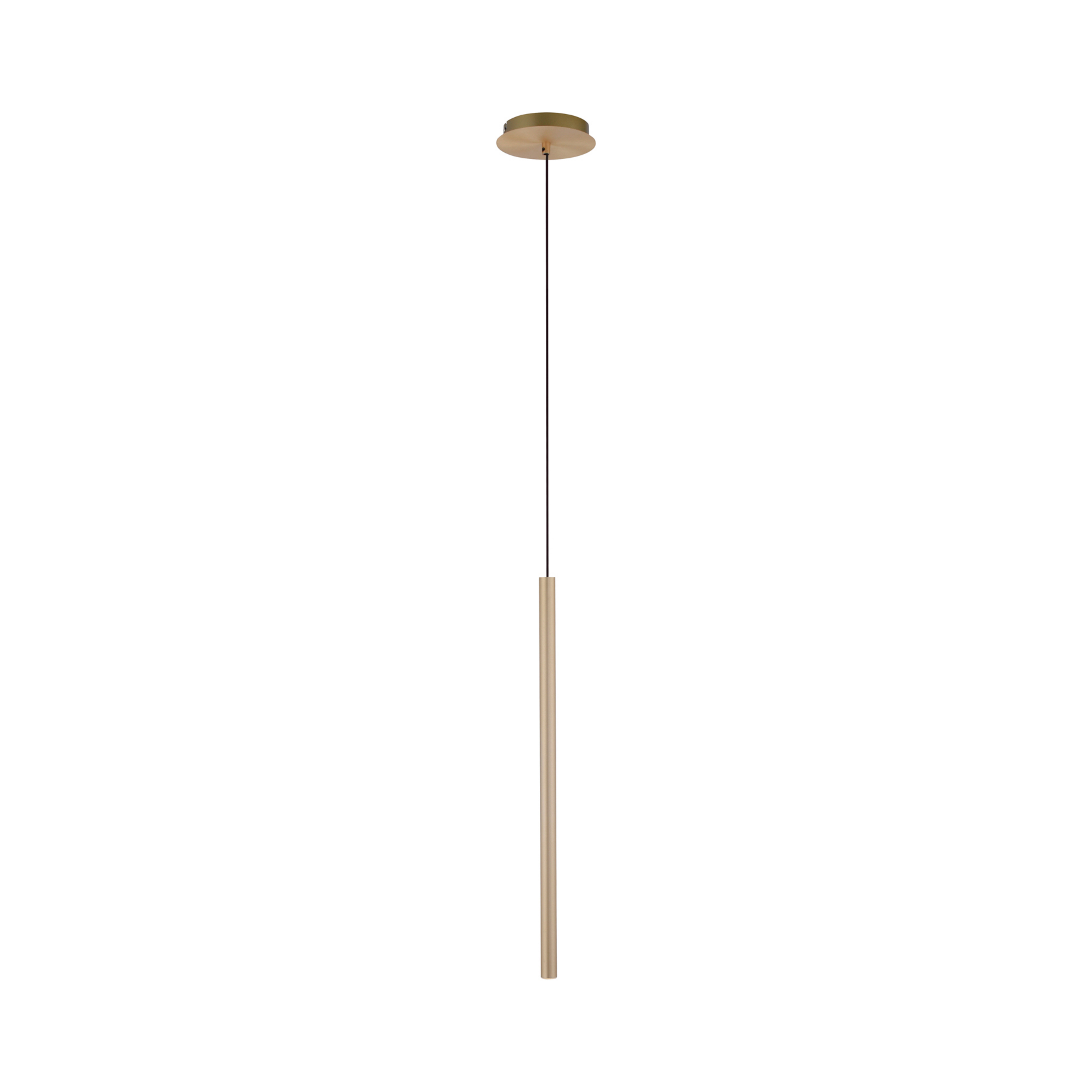 Paul Neuhaus Flute LED závesné svietidlo 1-pl. mosadz