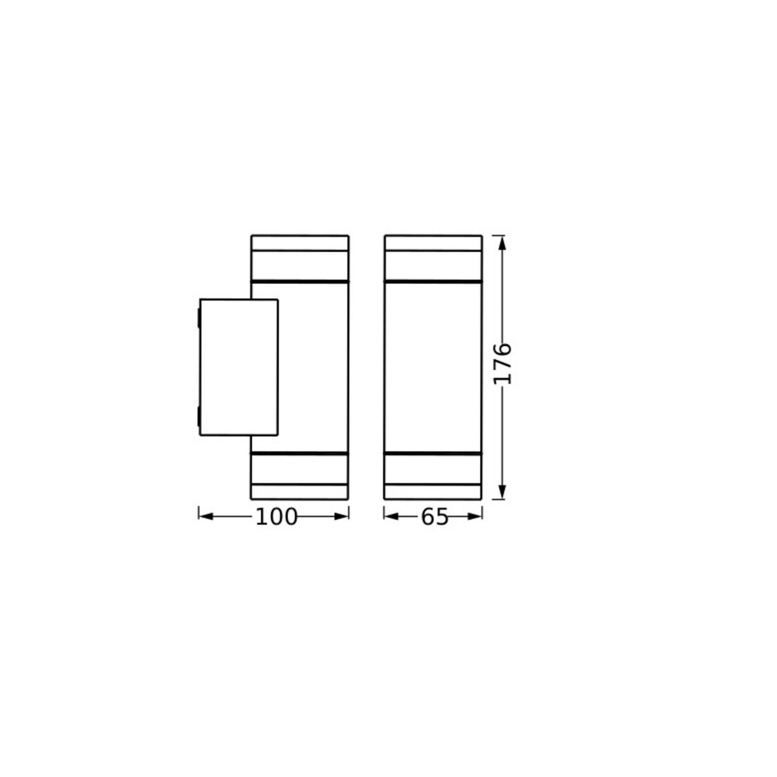 Applique da esterno OSRAM ENDURA CLASSIC IVE, grigio scuro, IP65