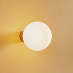 Ball wall light, gold wall mount