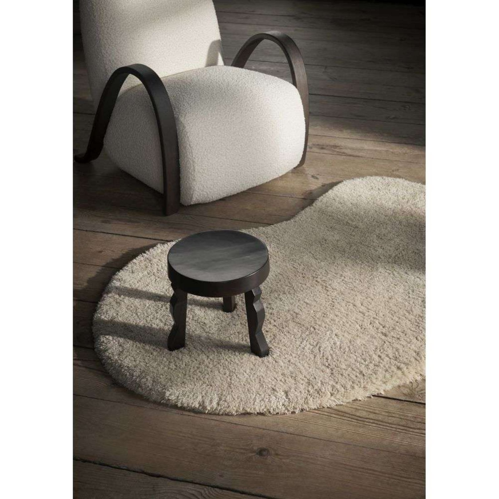 Forma Wool Rug Small Off-White - ferm LIVING