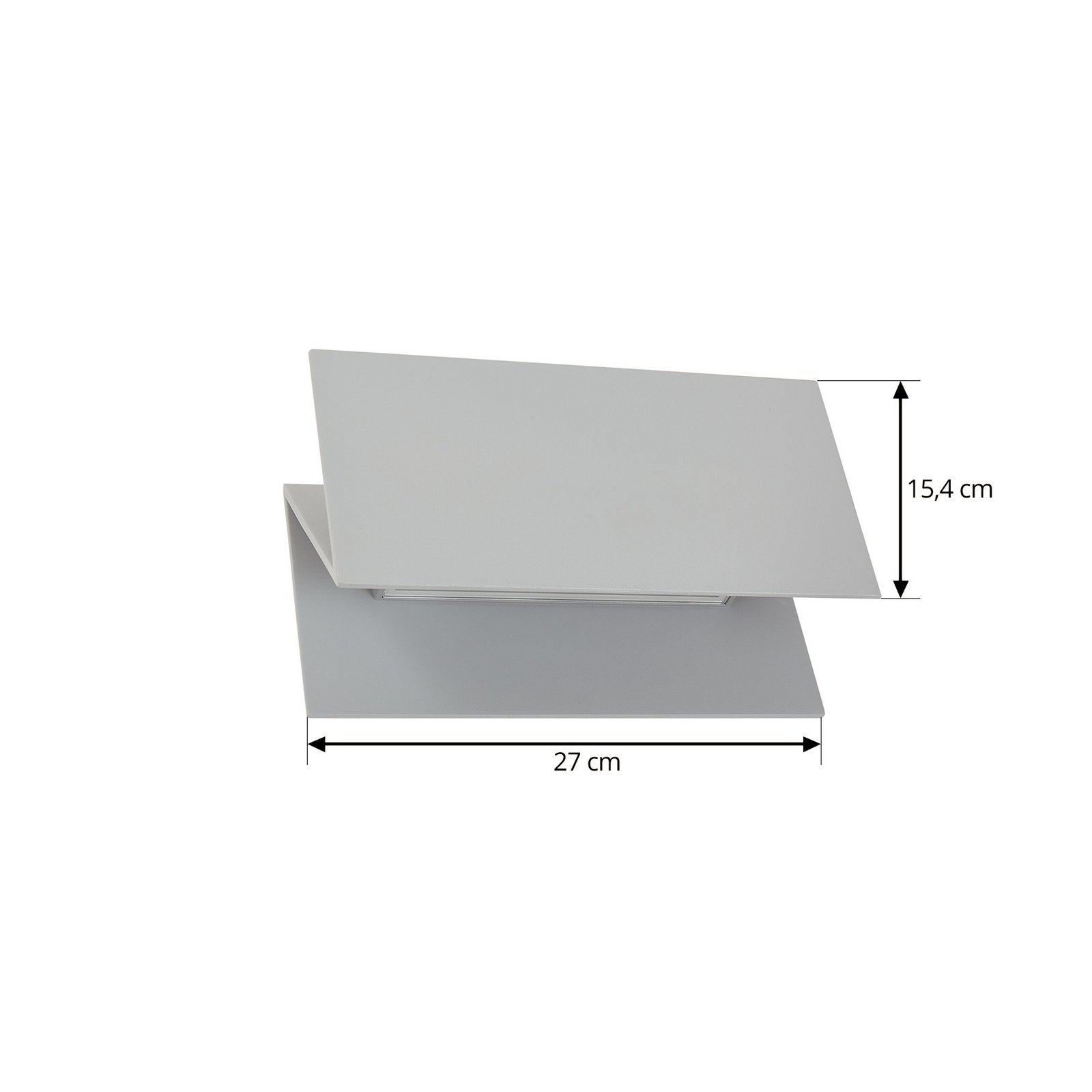 Meja LED Extérieur Applique Murale 27cm IP54 Gris - Lucande