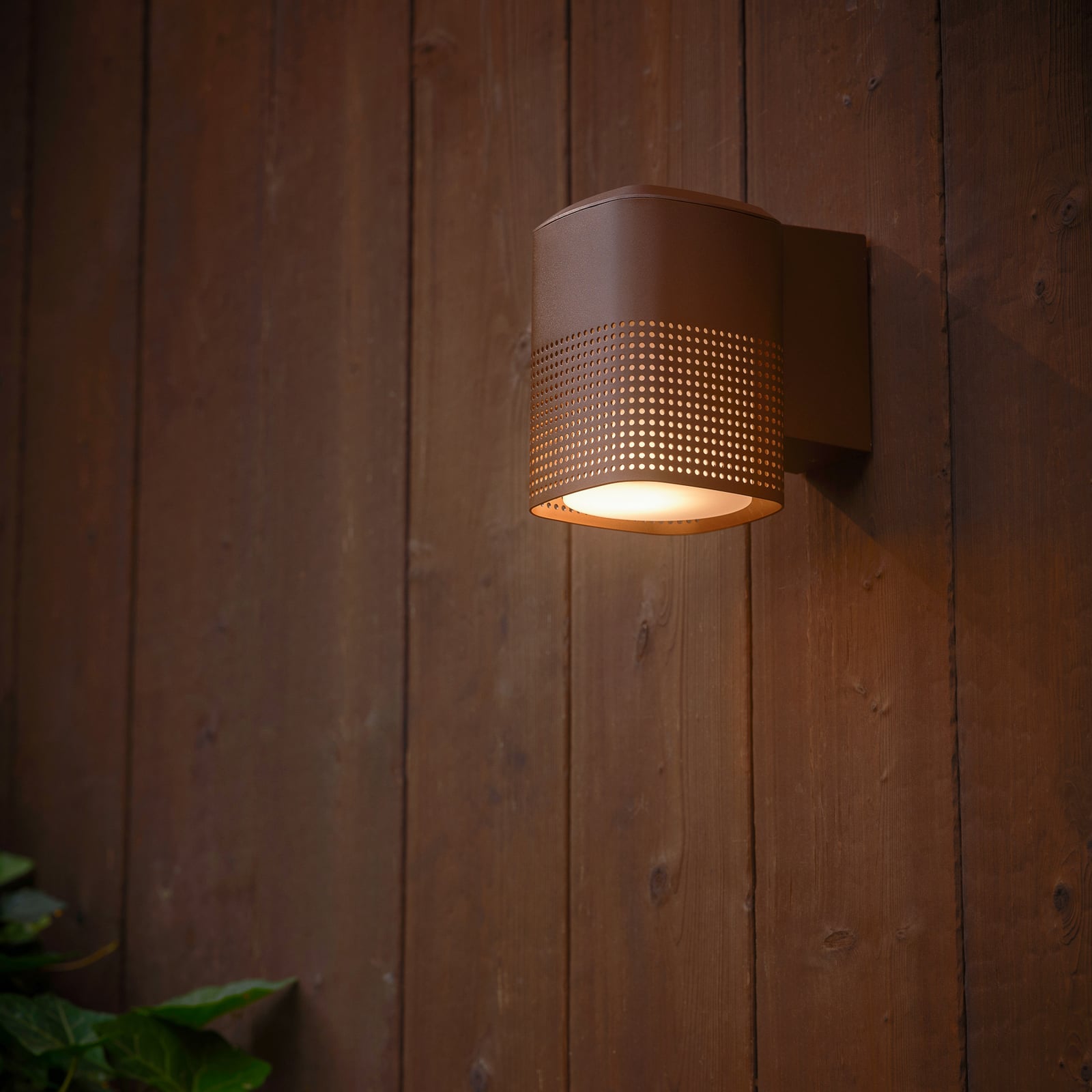 Sidara Seaside outdoor wall lamp, brown, P54, E27 - Nordlux