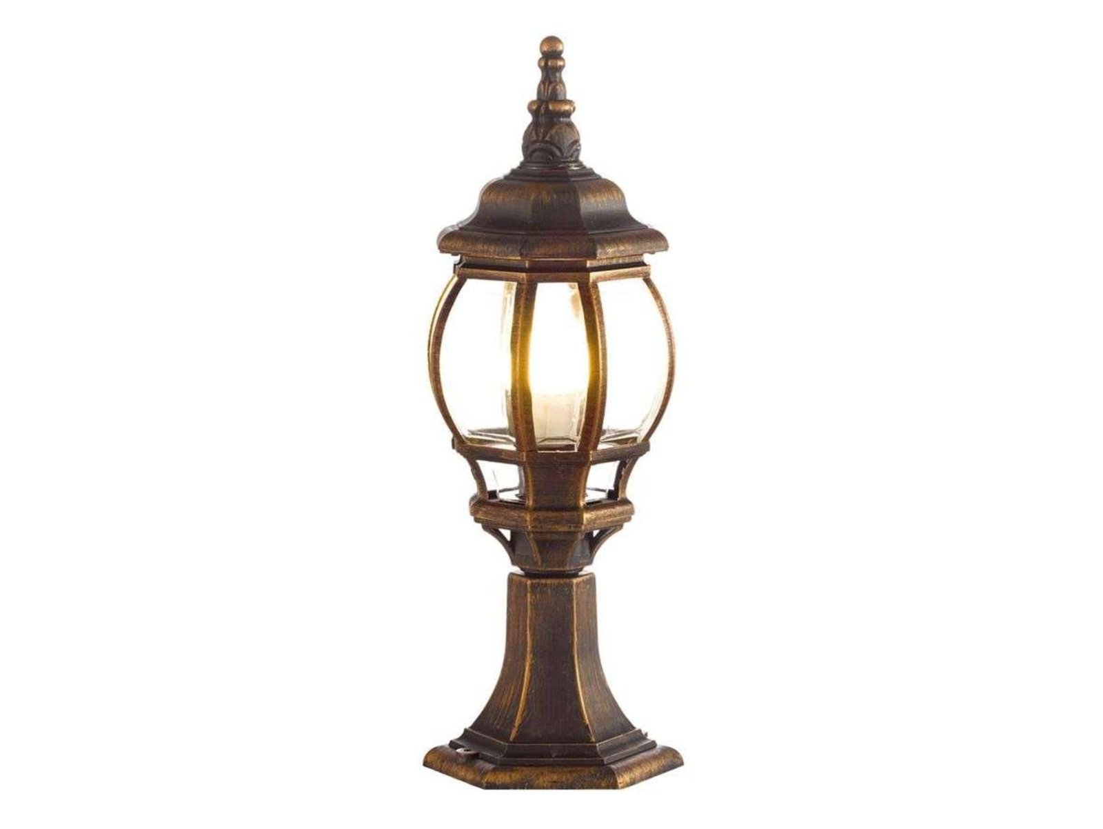 Nadesha Záhradná Lampa H53 Brushed Gold - Lindby