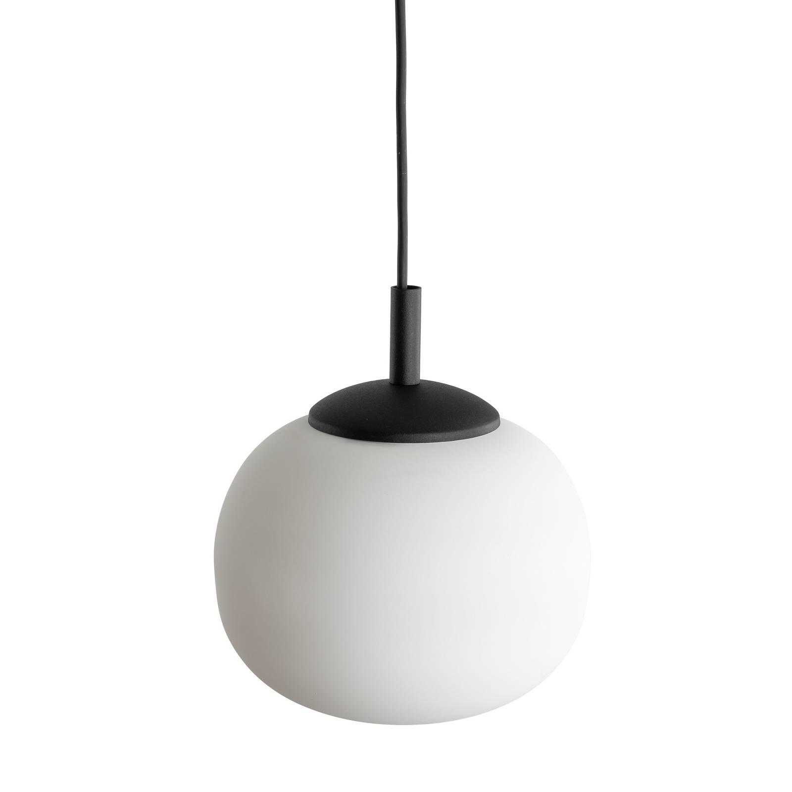 Lampa wisząca Vibe, opalowe białe szkło, Ø 20 cm