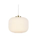 Sober Pendelleuchte Brushed Brass/White - Markslöjd